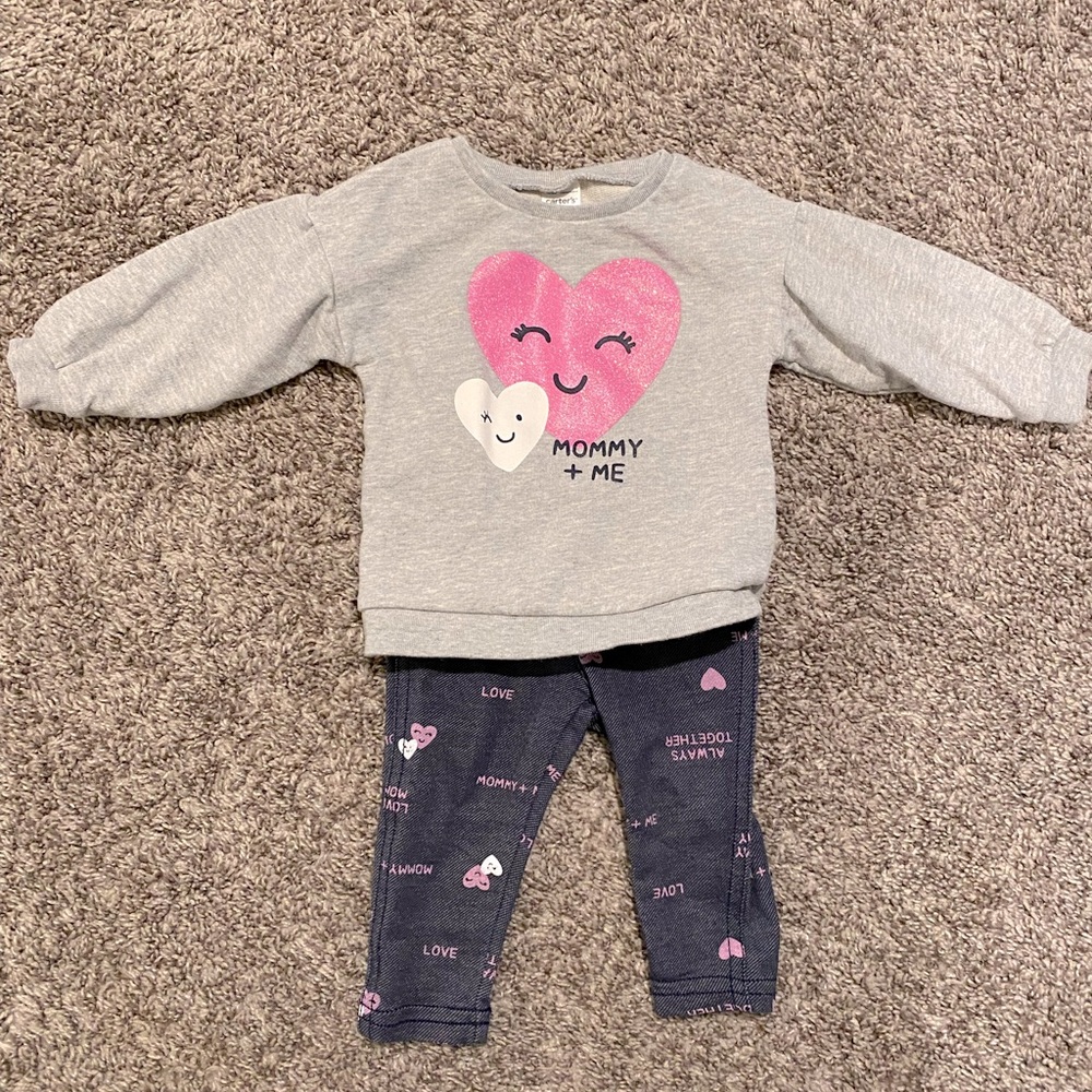 Carters 9 month set